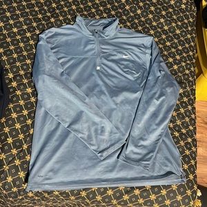 Nike dri fit half zip womens size large